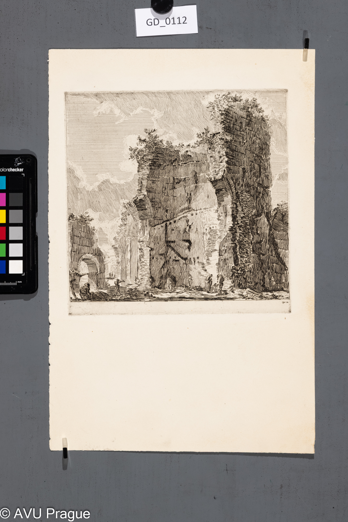 Nezjištěn; Kopie - Piranesi; Lept; 20 x 20; 36 x 23,8