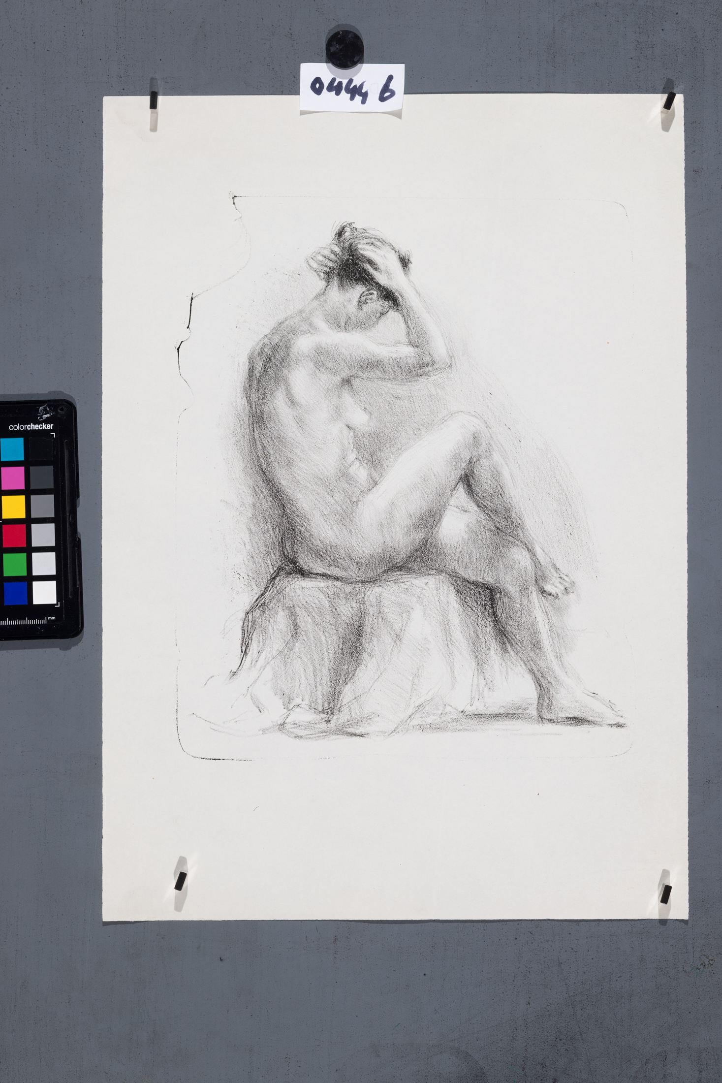Neurčen, Modelka - aktLitografie, 43,3 x 30.6
