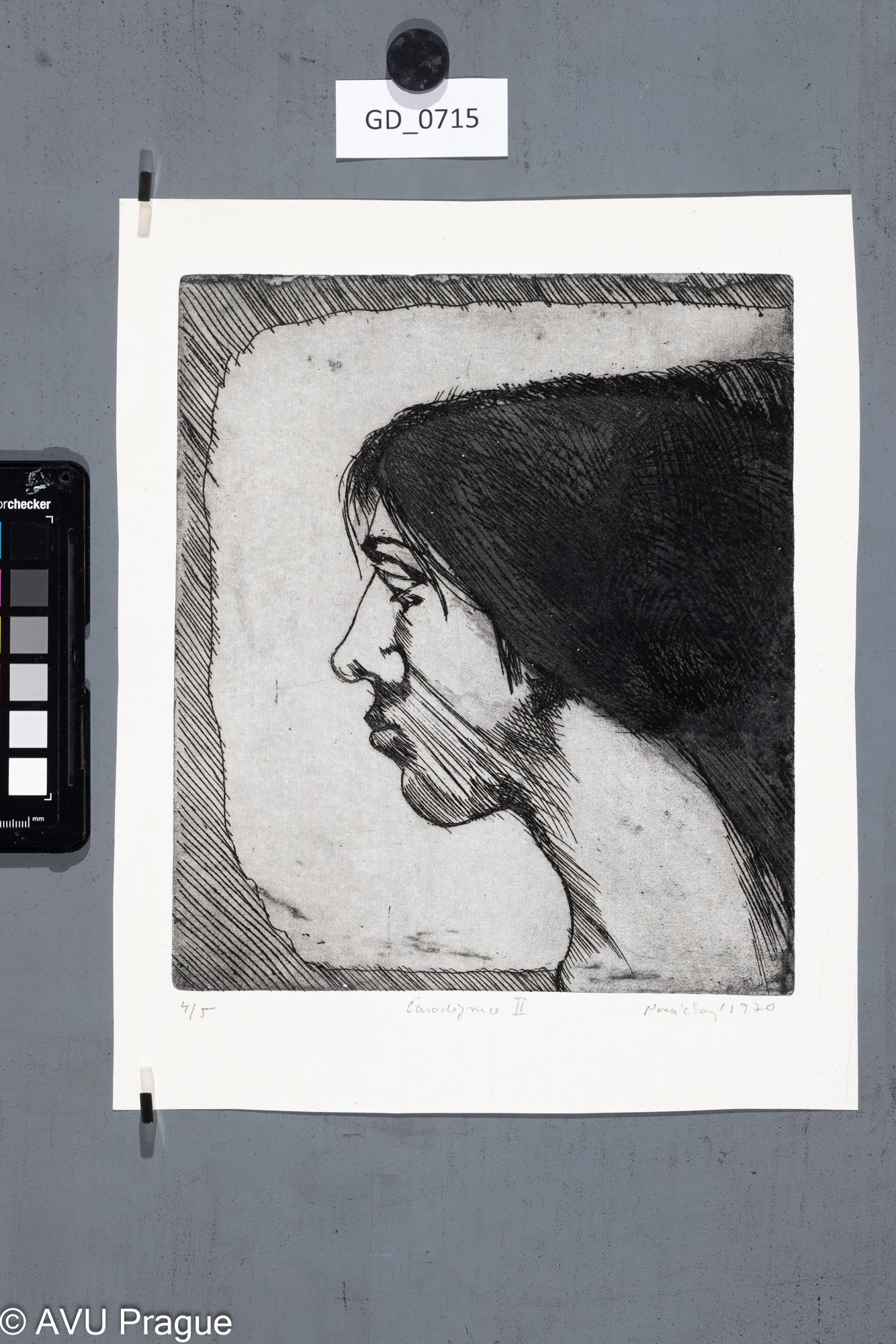 Zuzana Nováčková, Čarodějnice II,1970, Lept, 22,9 x 19,8, 29, 2 x 23,5, Čepelák