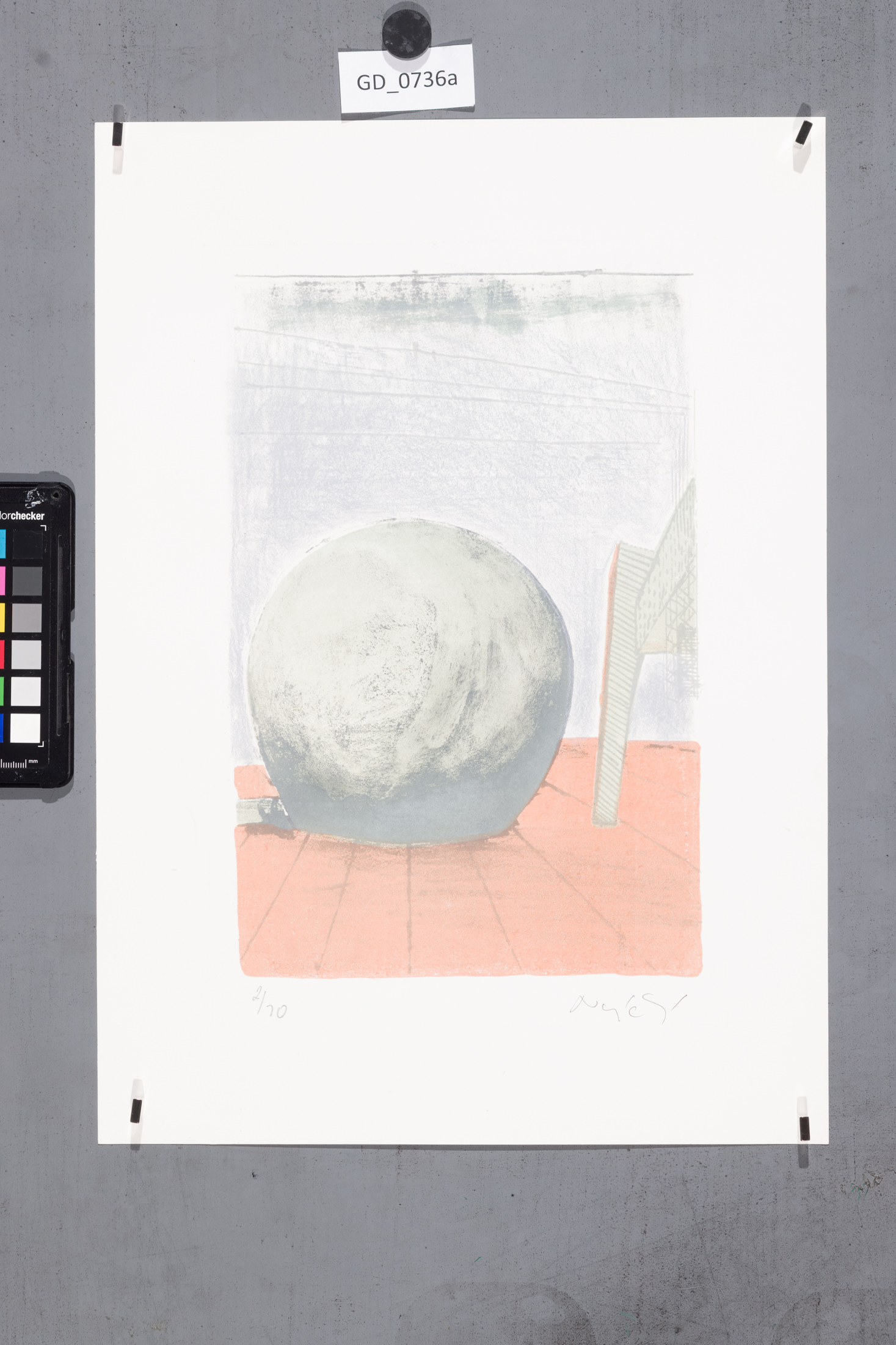 Zuzana Nováčková Socha - kouleLitografie 3 barvy28,8 x 19,242 x 30Čepelák