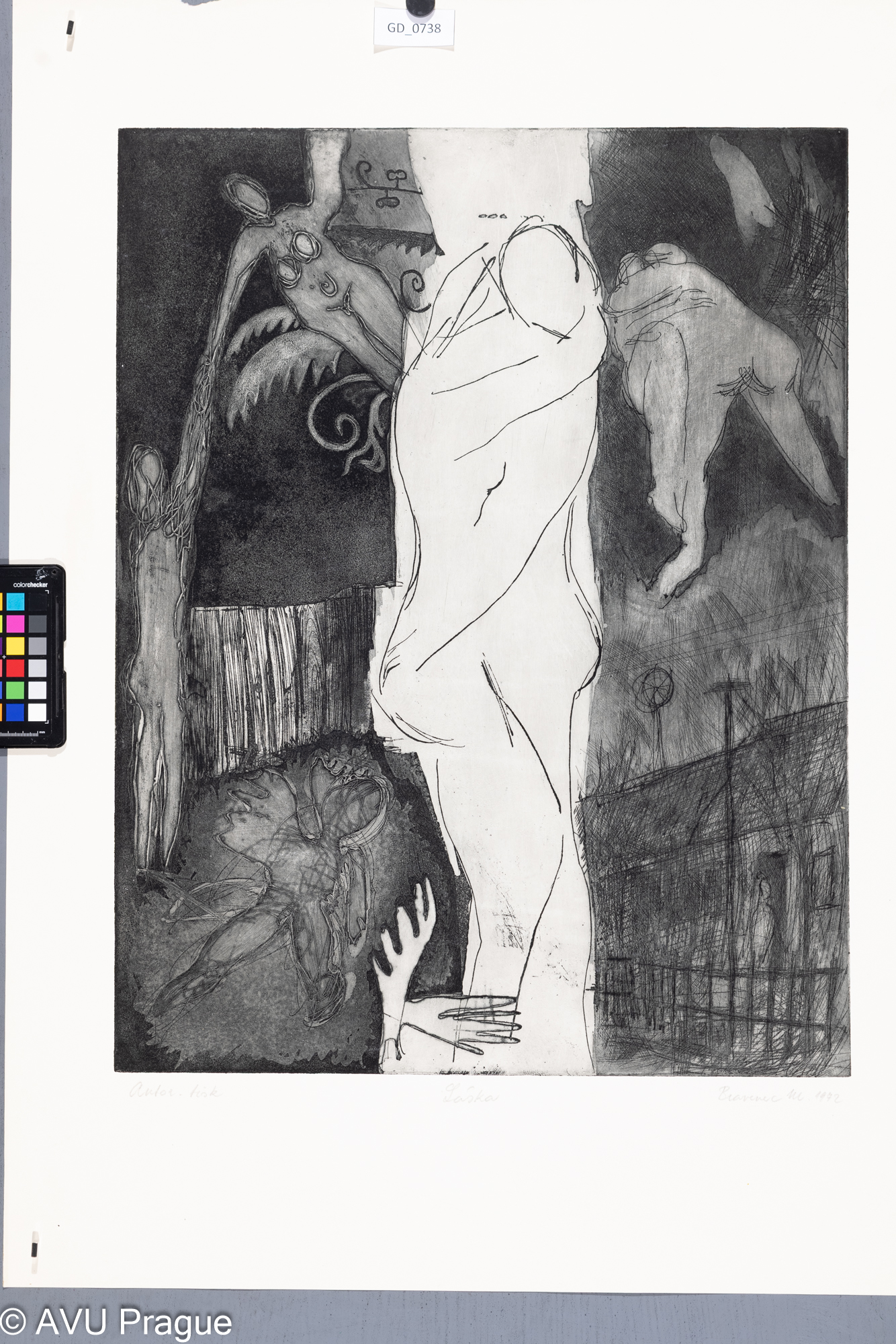 Miroslav BravenecLáska1972Lept / akvatinta64,2 x 49,989,2 x 64,2Čepelák