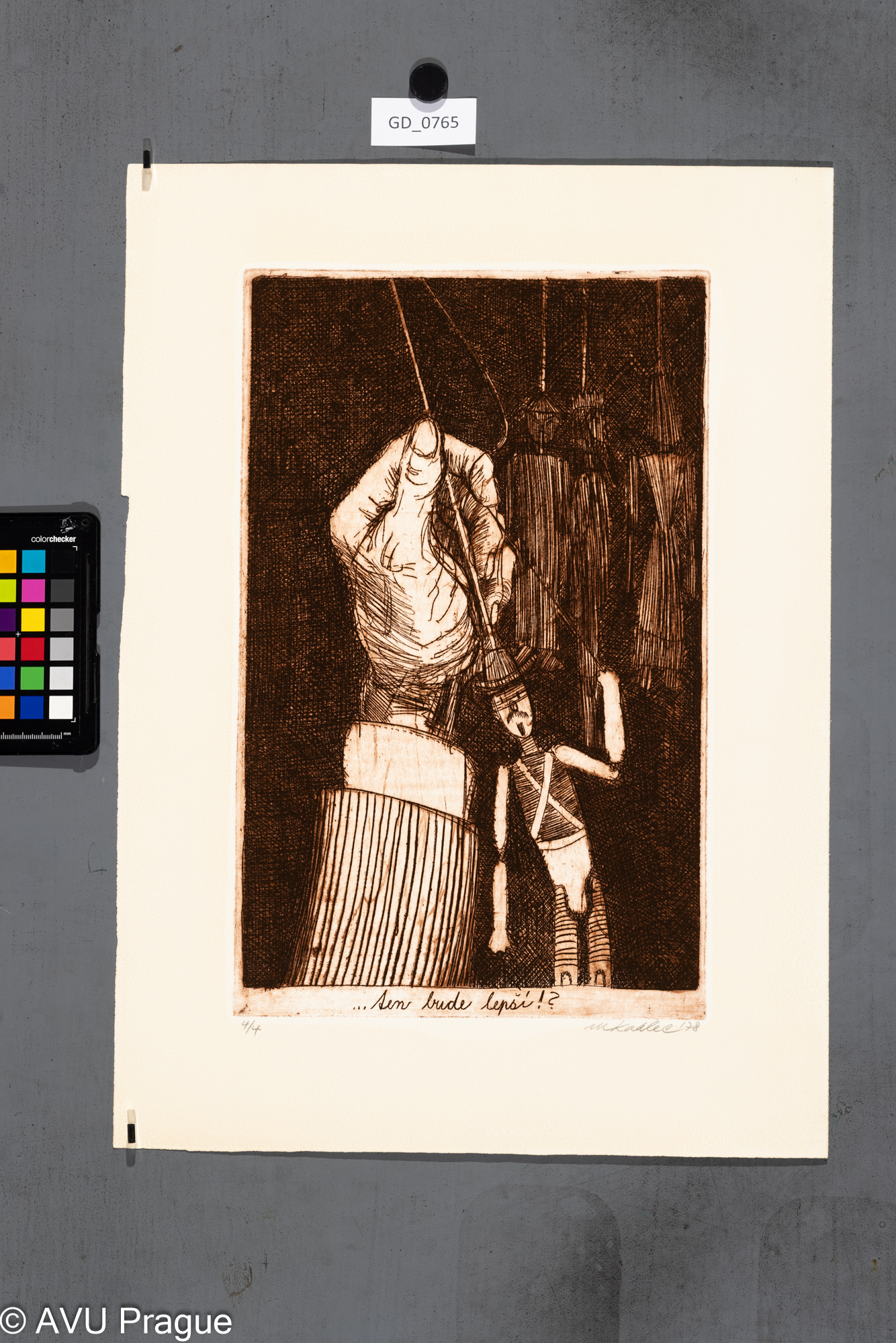 Martin Kadlec...ten bude lepší !?1978Lept / akvatinta38,5 x 24,250,3 x 38,6Čepelák