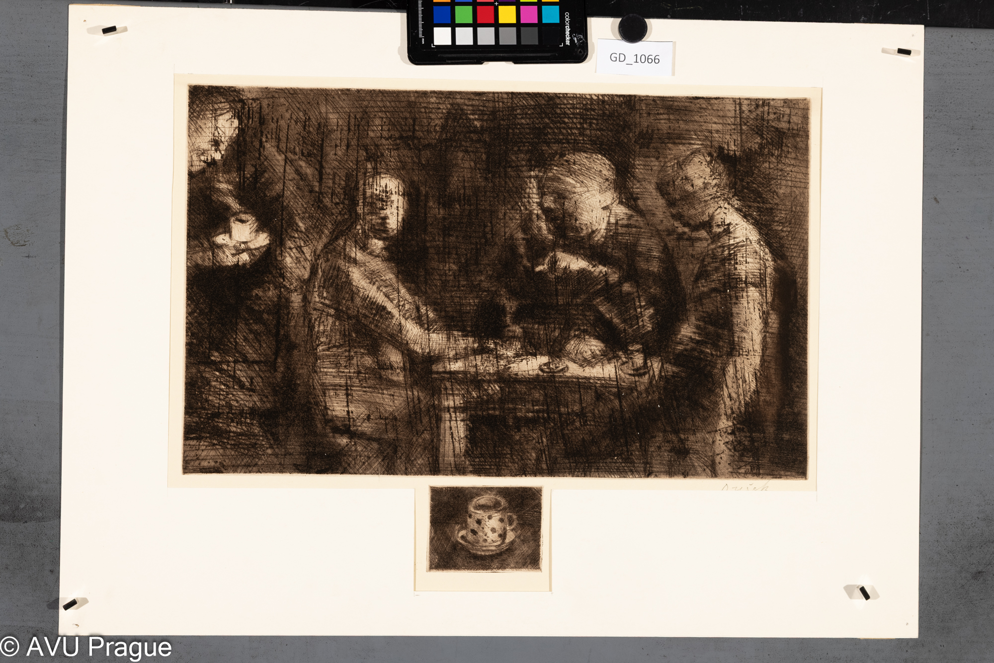 Lubomír DušekV kavárně; hrnekSuchá jehla26,8 x 43,3; 6 x 841,2 x 51,8Čepelák