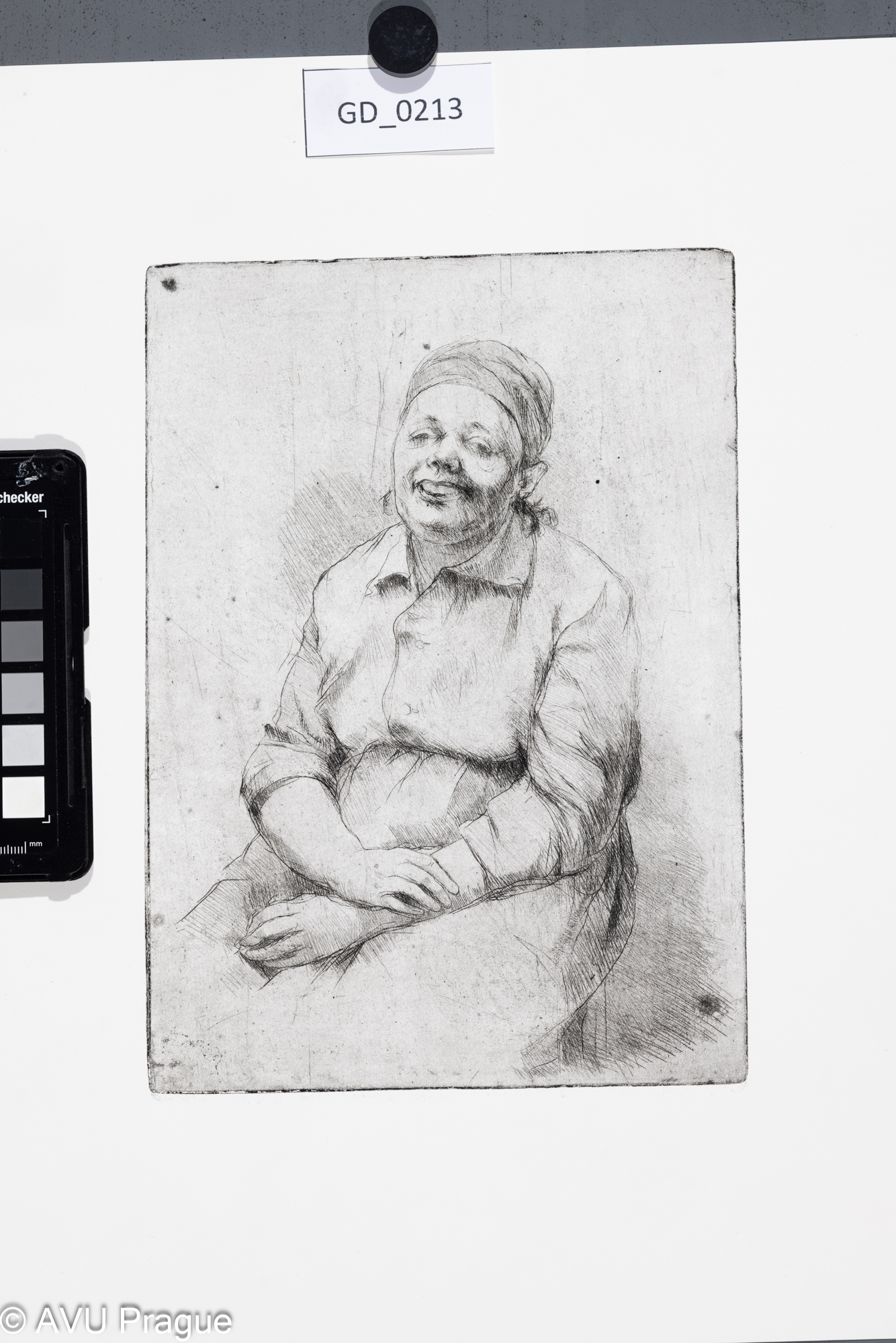 Sedicí žena se zástěrou