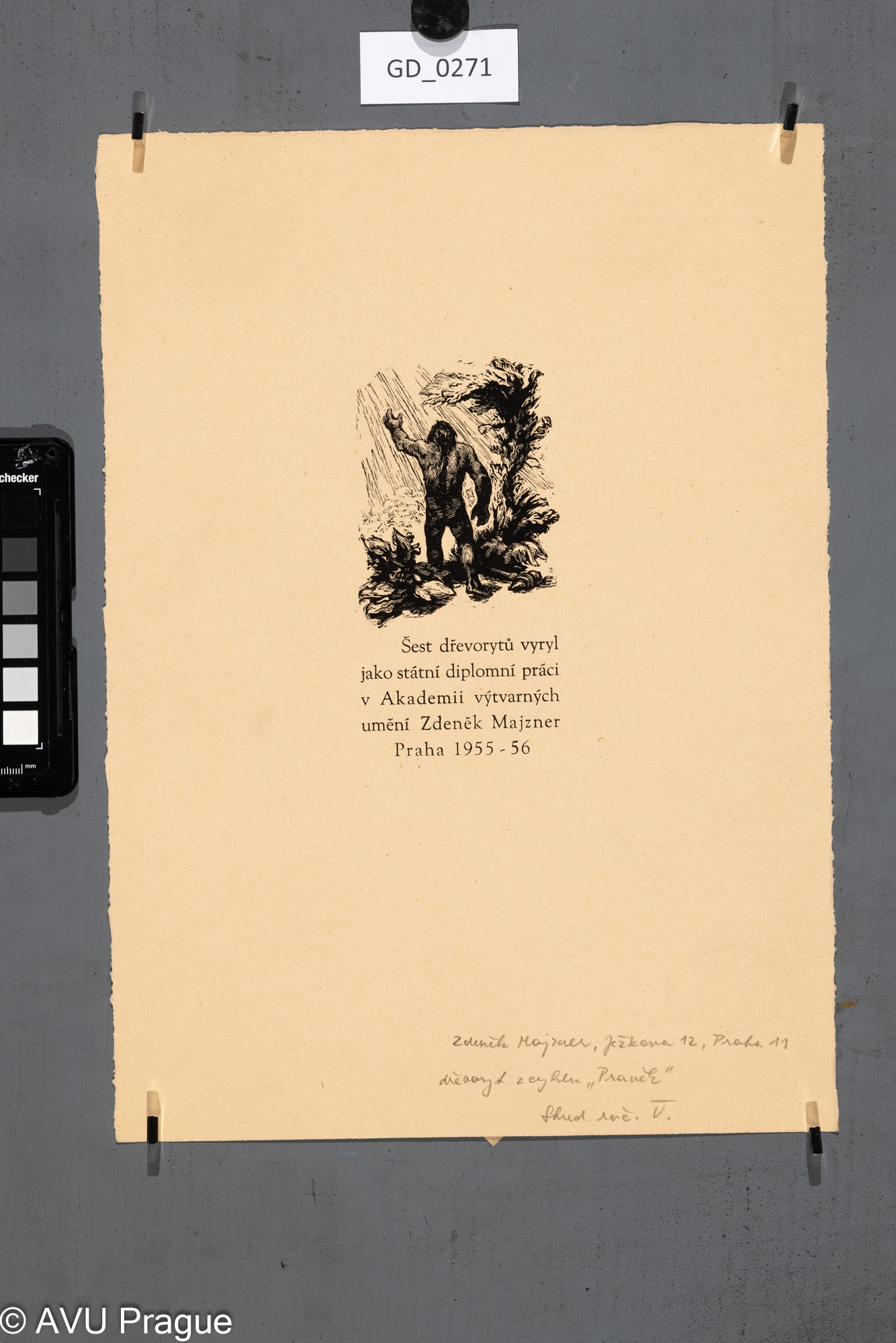 titulní list z cyklu Pravěk