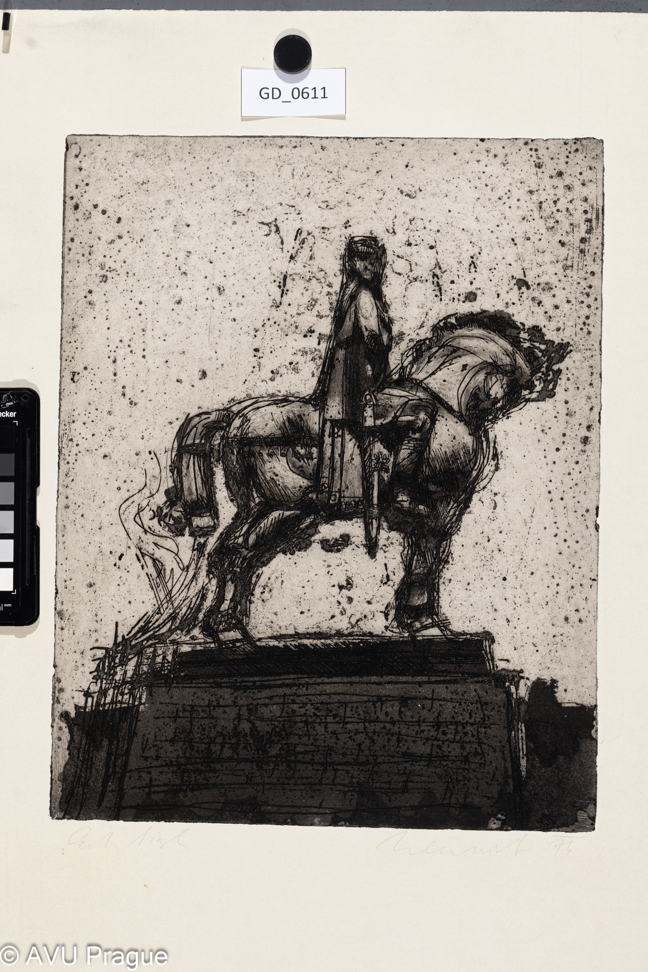 Socha Jana Žižky z Trocnova na Vítkově