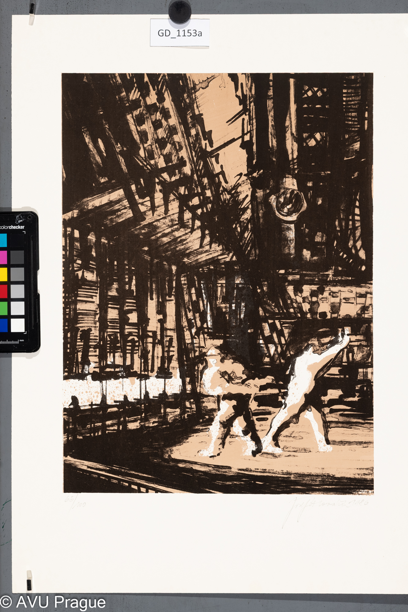 Dělníci v továrně