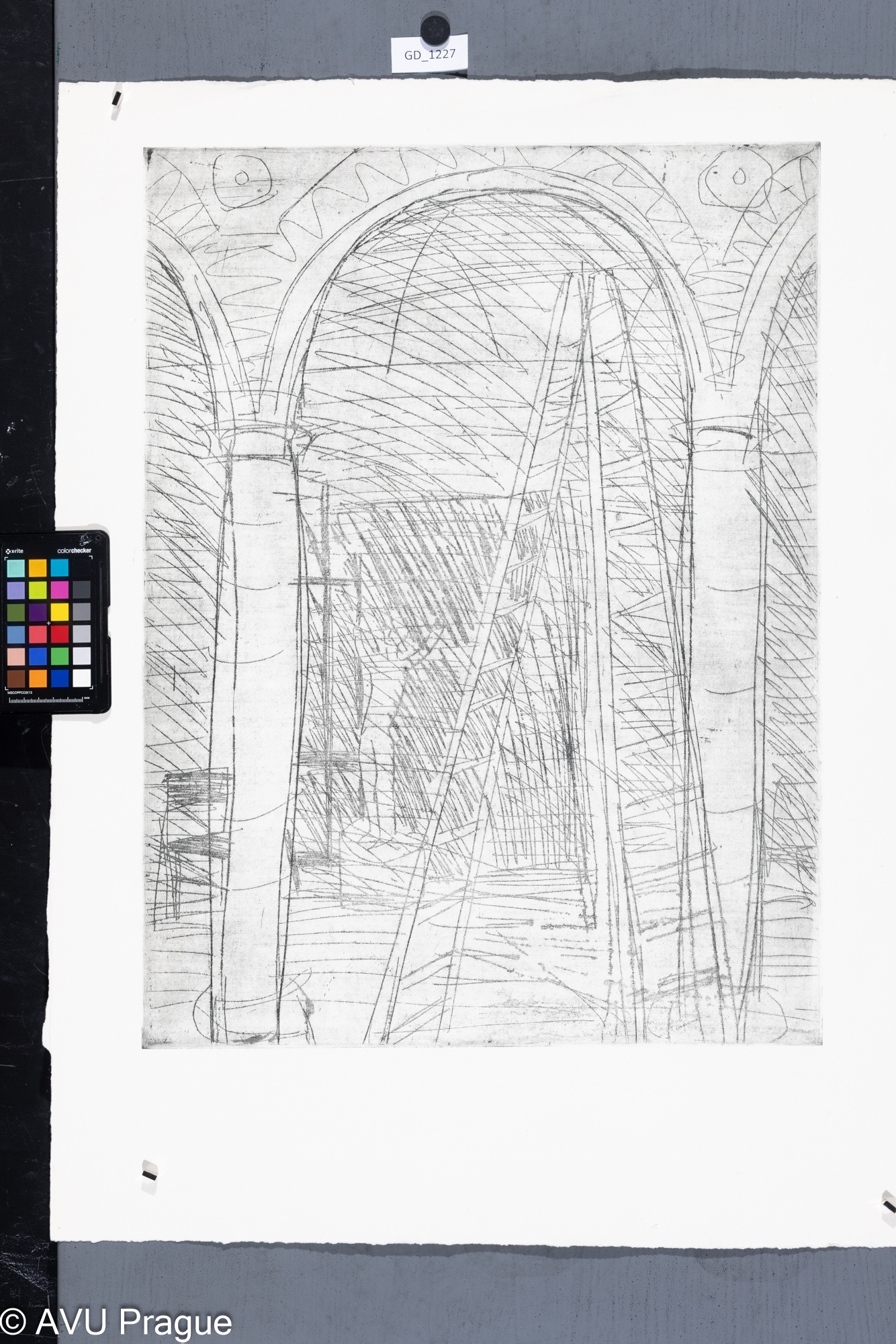 Štafle na hale MG AVU