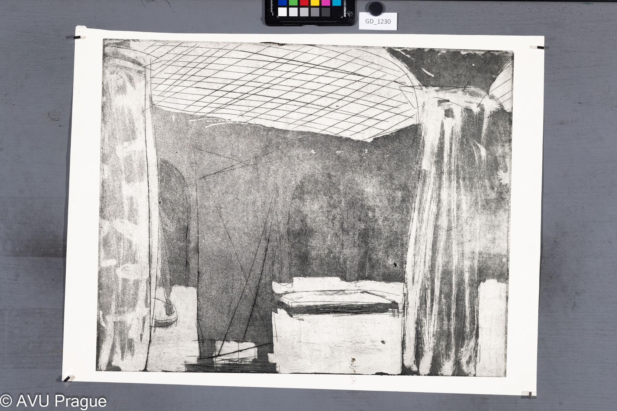 Hala MG AVU se skleněným stropem