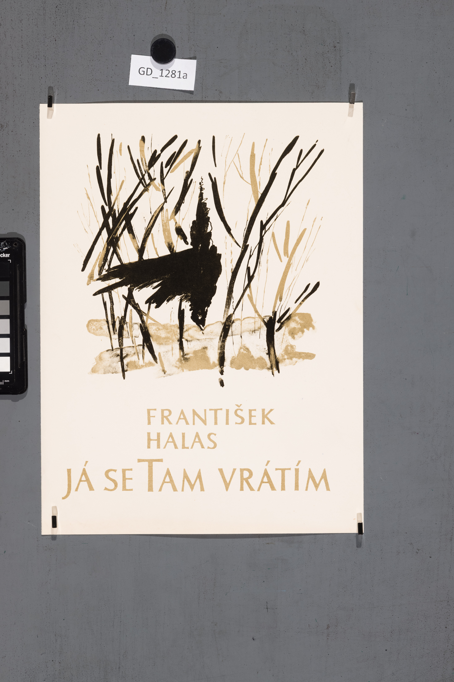 Ilustrace _F. Halas _Já se tam vrátím_titulní list