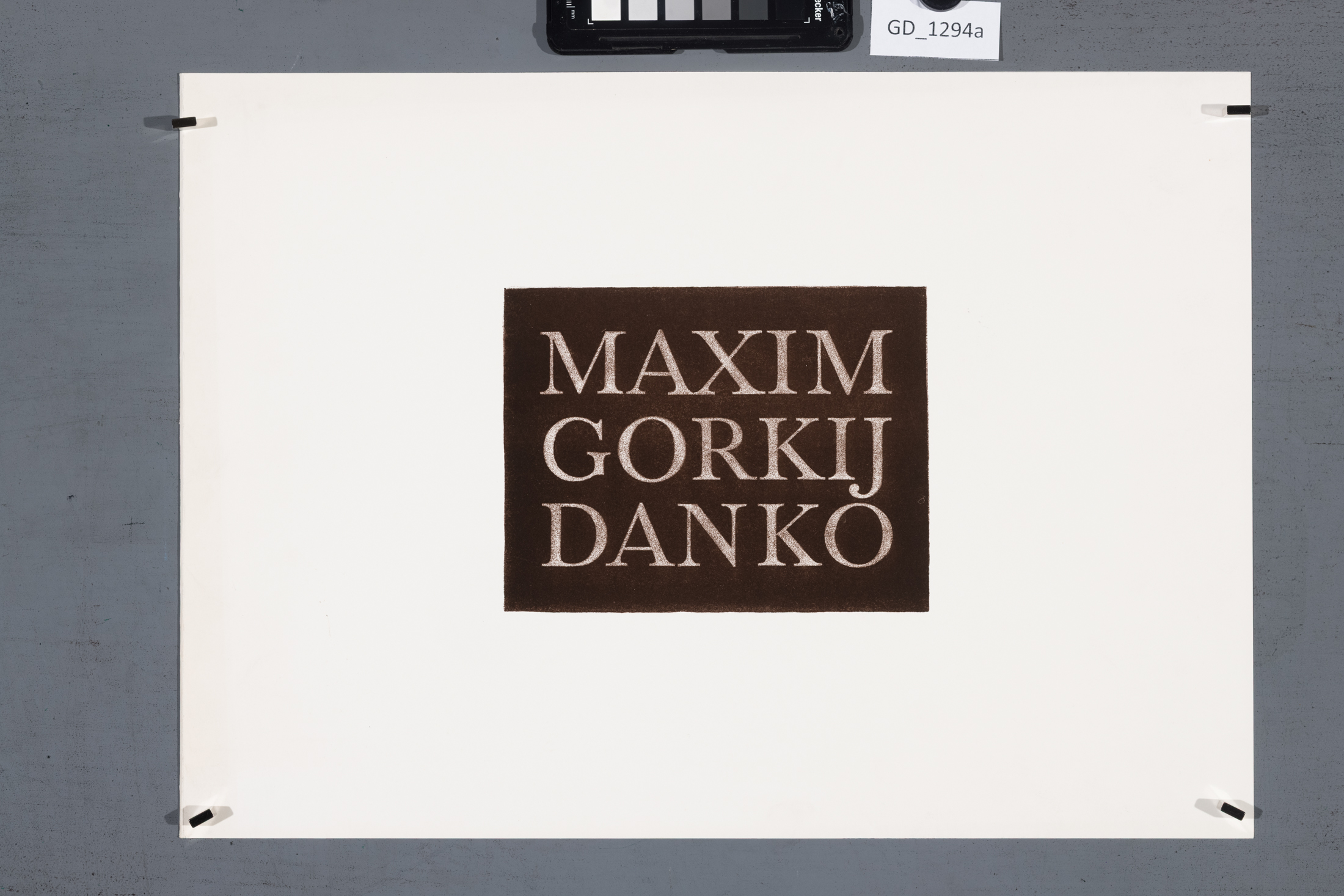 Maxim Gorkij Danko - titulní list